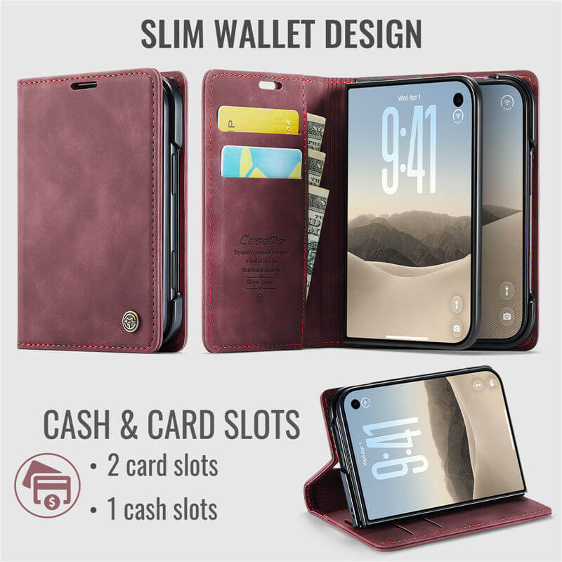 CaseMe iPhone Duo Wallet Case