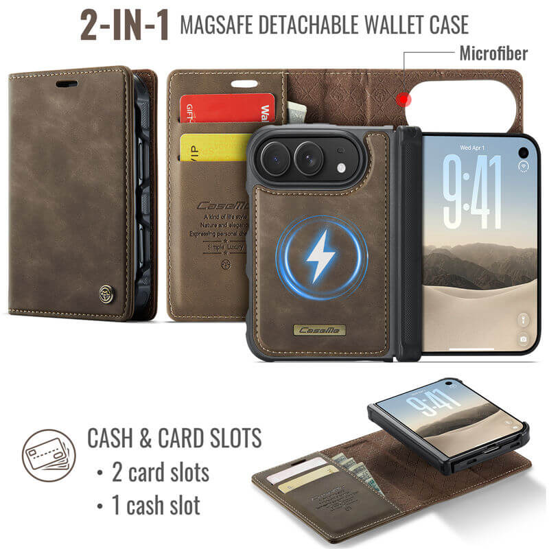 CaseMe iPhone Duo Wallet Case