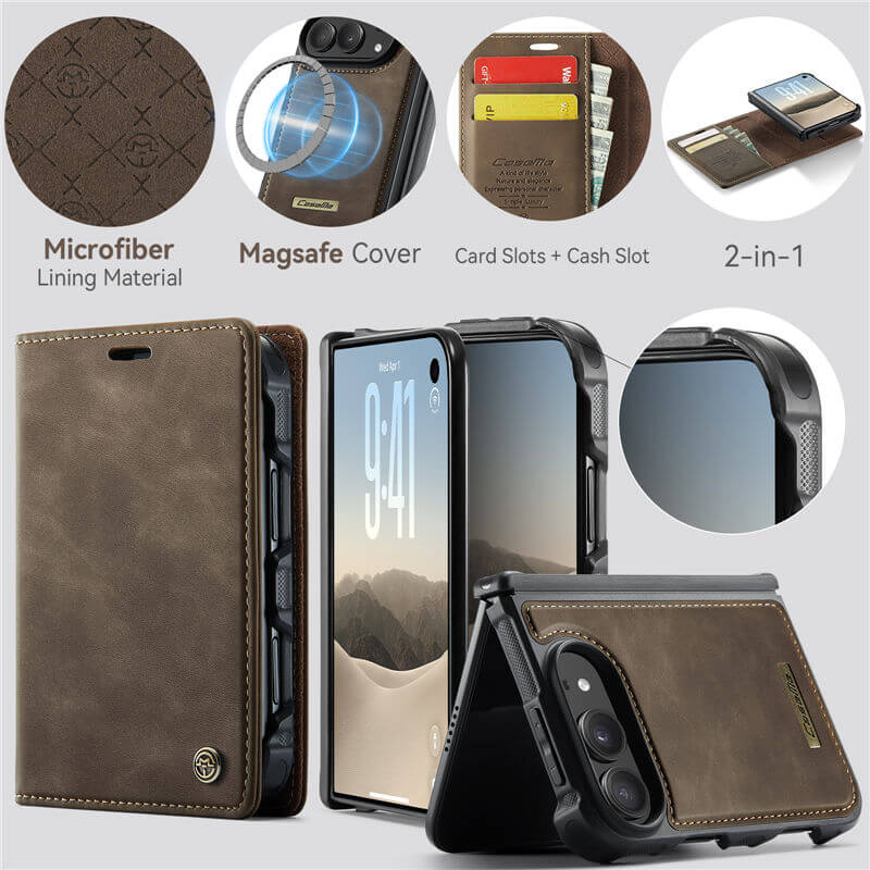 CaseMe iPhone Duo Wallet Case