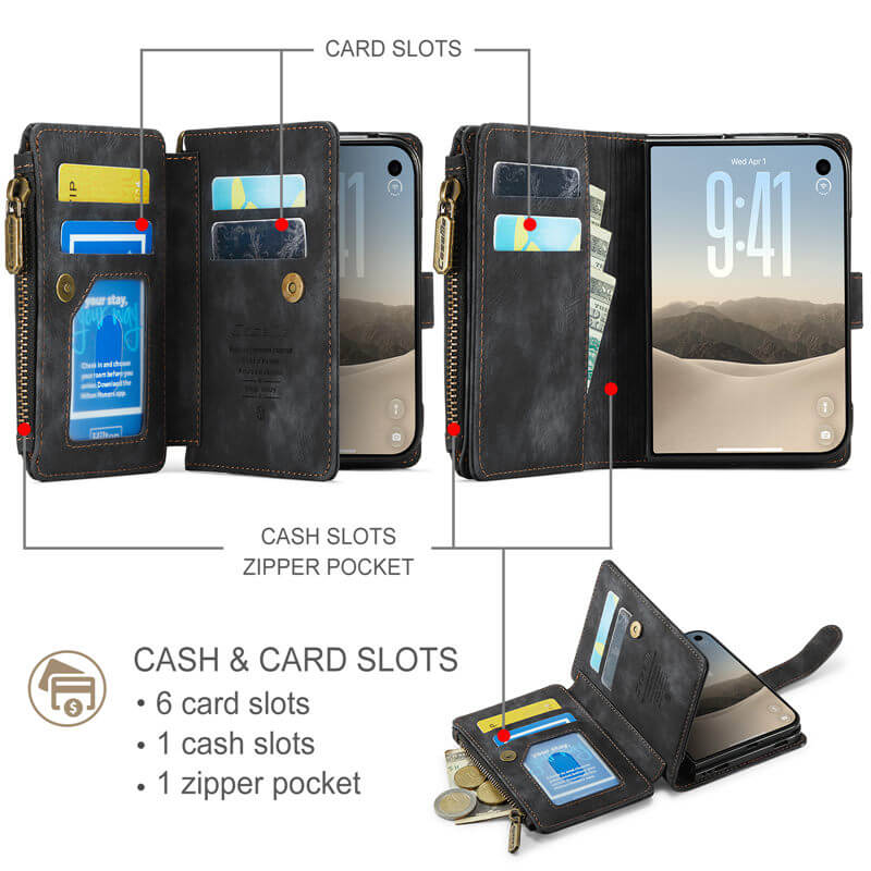 CaseMe iPhone Duo Wallet Case