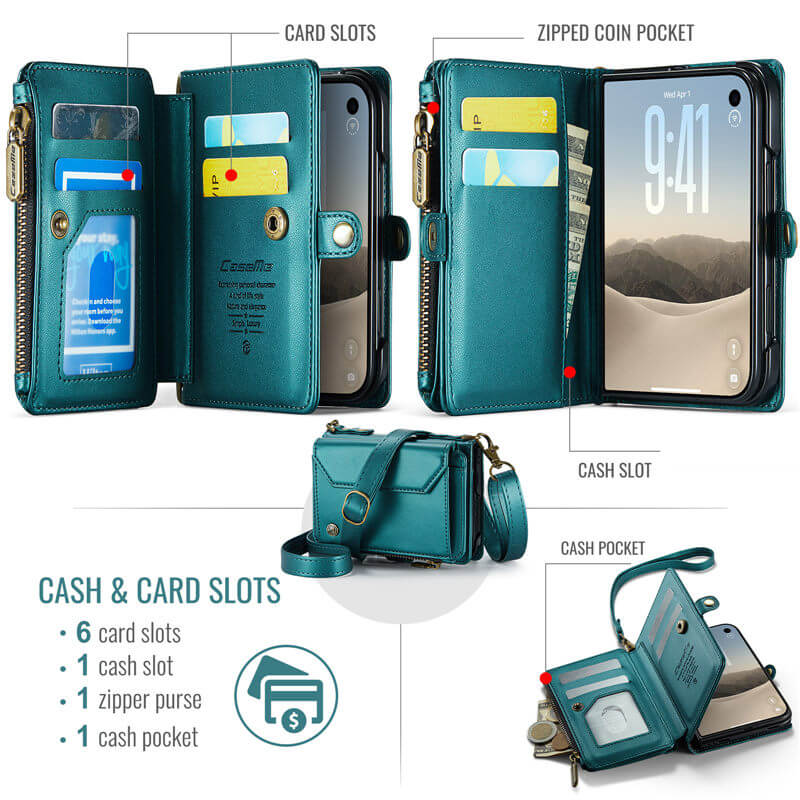 CaseMe iPhone Duo Wallet Case