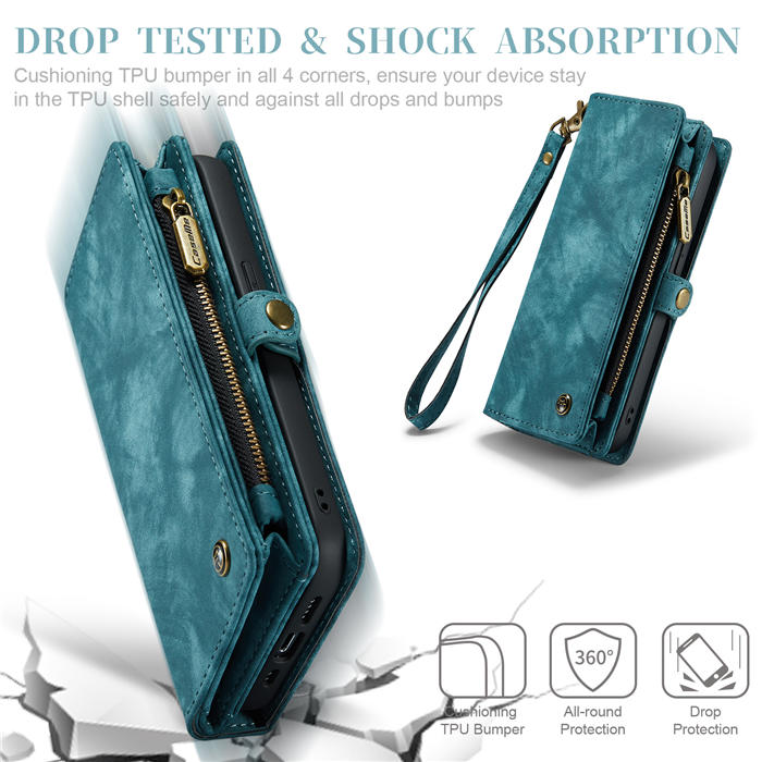 CaseMe iPhone XR Wallet Case with Wrist Strap