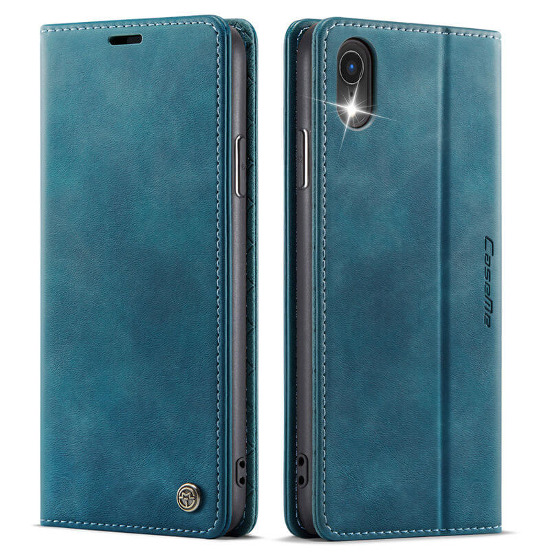 CaseMe iPhone XR Magnetic Wallet Case with RFID Blocking