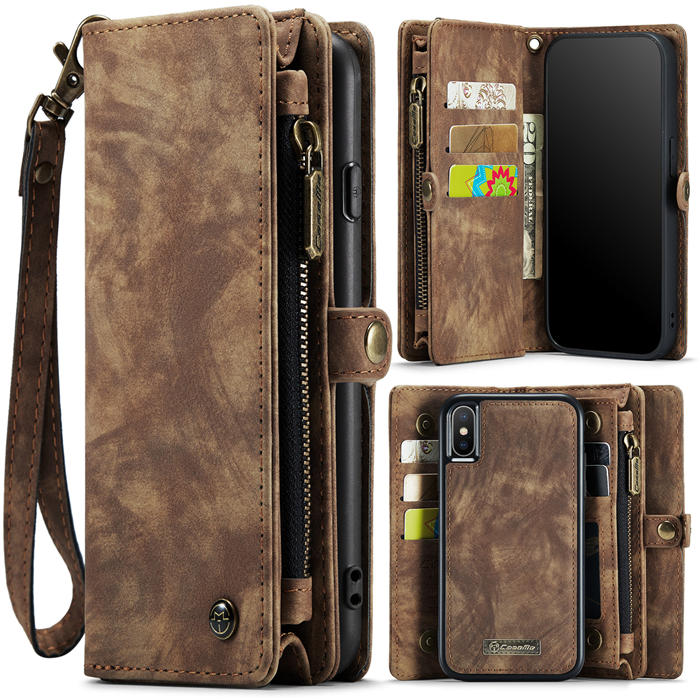 CaseMe iPhone X/XS Wallet Case with Wrist Strap