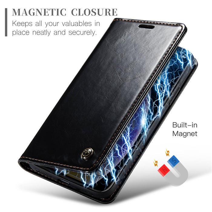CaseMe iPhone X/XS Wallet Kickstand Magnetic Flip Case