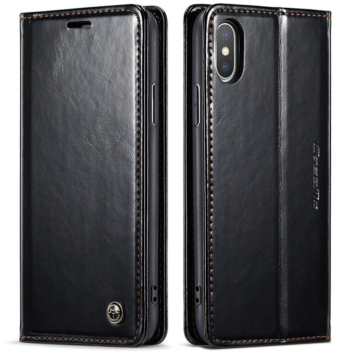 CaseMe iPhone XS Max Wallet Kickstand Magnetic Flip Case