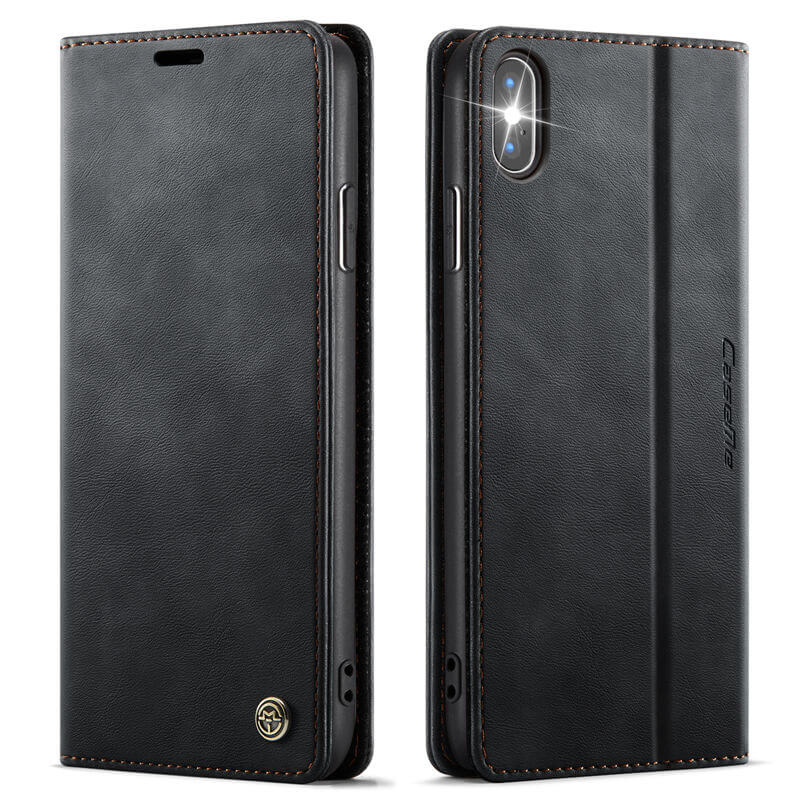 CaseMe iPhone XS Max Magnetic Wallet Case with RFID Blocking
