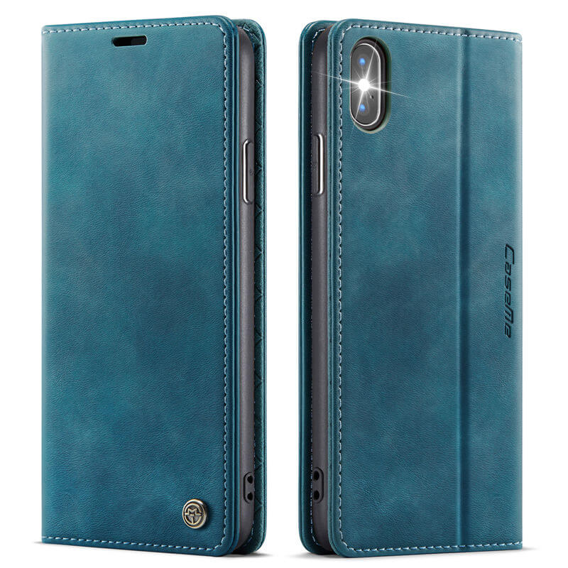CaseMe iPhone XS Max Magnetic Wallet Case with RFID Blocking