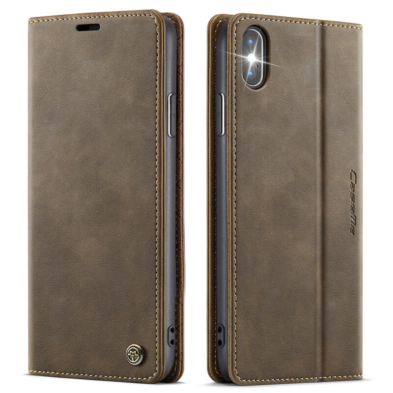 CaseMe iPhone XS Max Magnetic Wallet Case with RFID Blocking