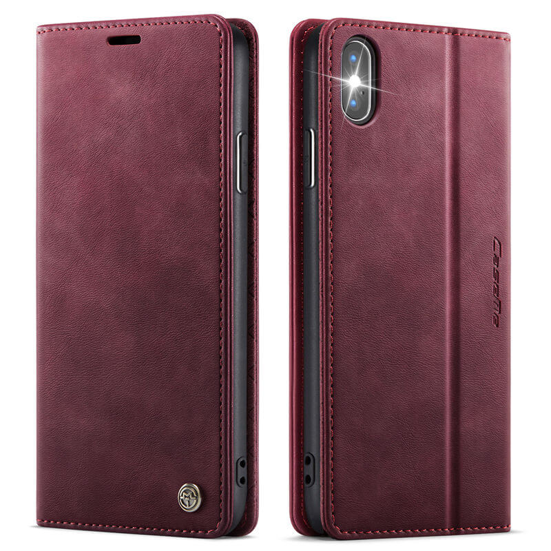 CaseMe iPhone XS Max Magnetic Wallet Case with RFID Blocking