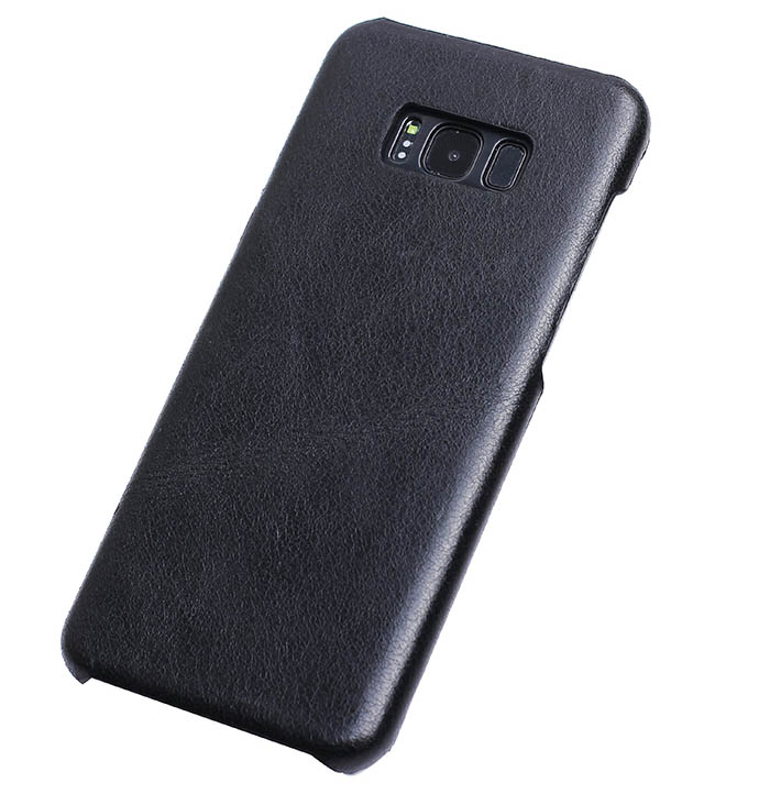 Genuine Leather Matte Samsung Galaxy S8 Plus Hard Back Cover Case