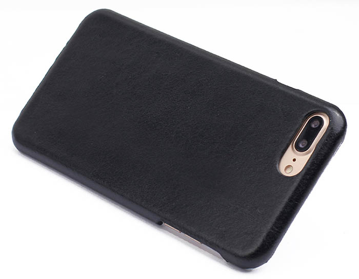 Genuine Leather Matte iPhone 7 Plus Hard Back Cover Case