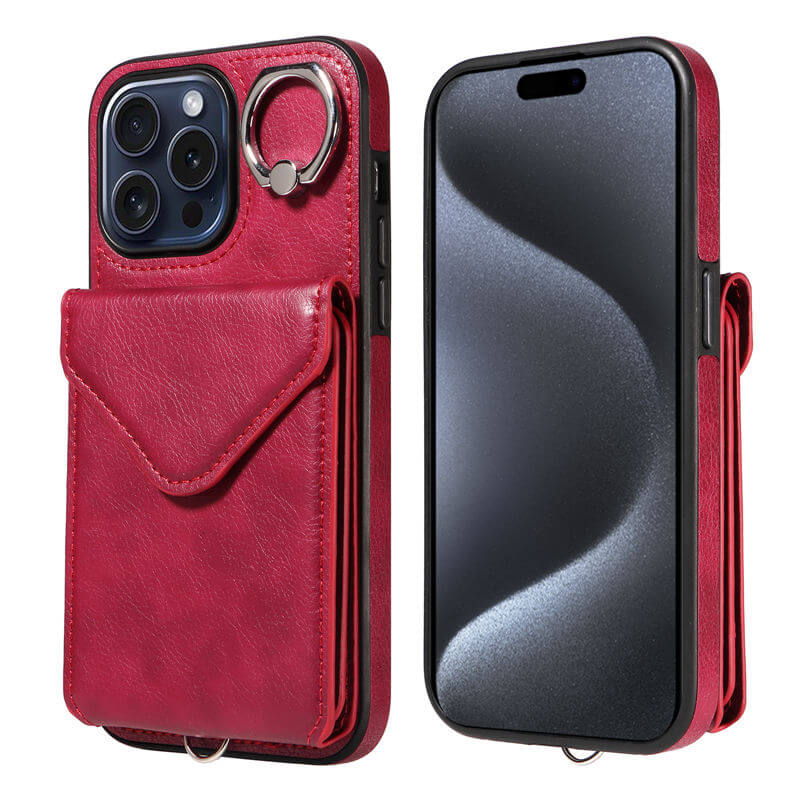 Card Holder Kickstand Crossbody Phone Case