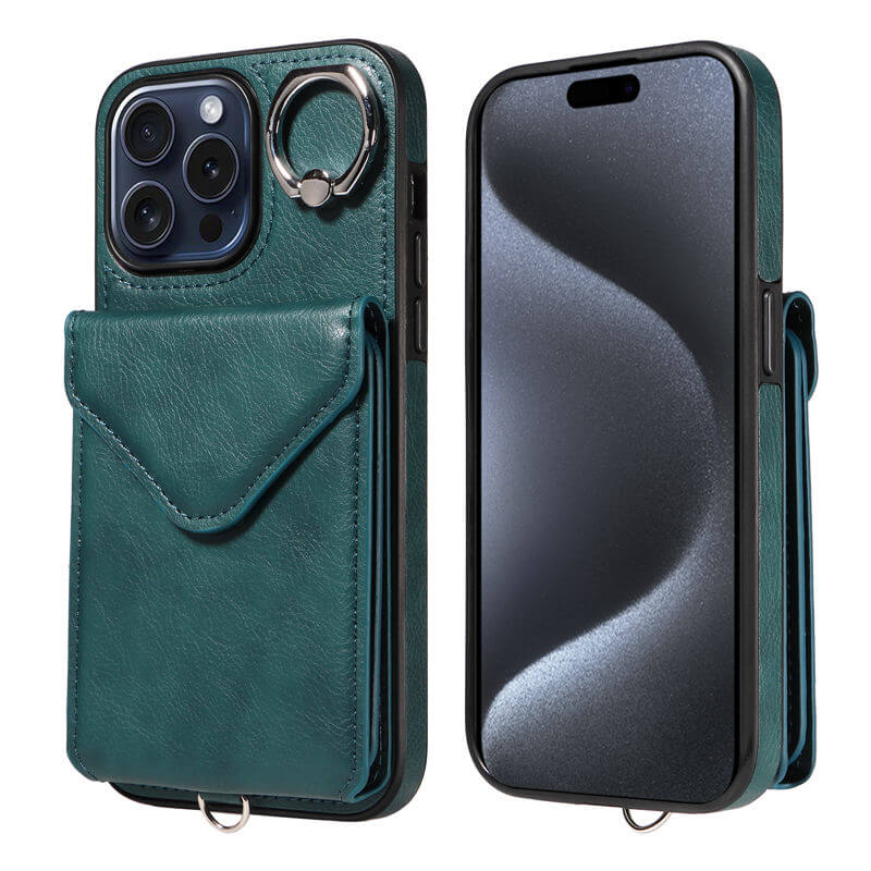 Card Holder Kickstand Crossbody Phone Case