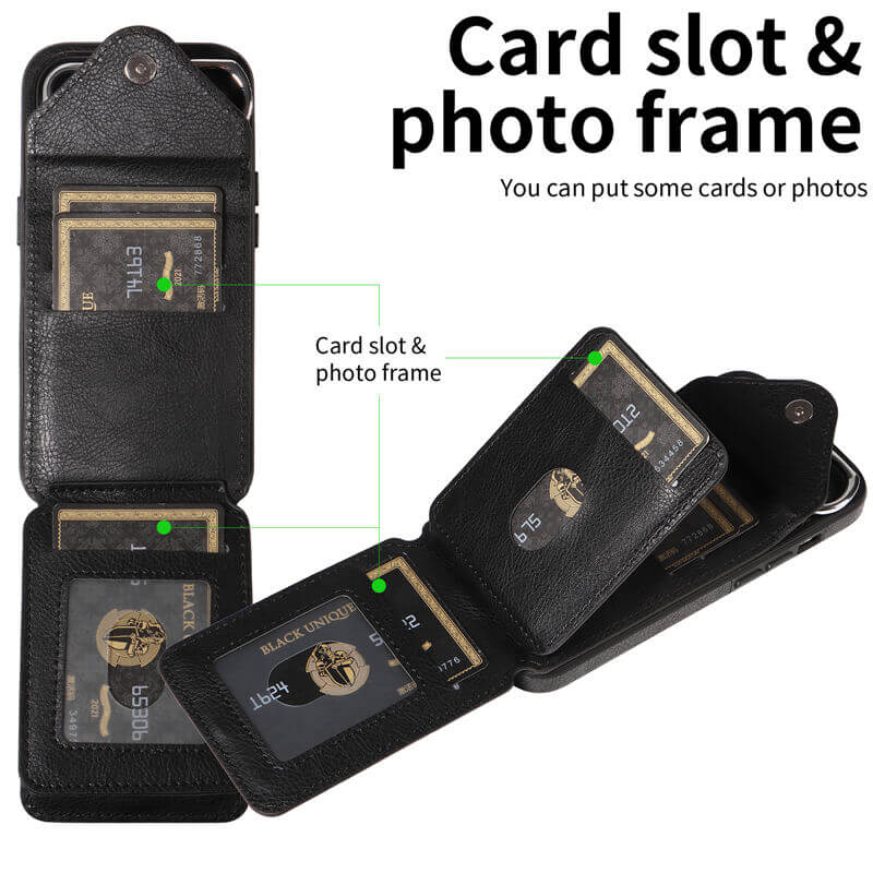 Card Holder Kickstand Crossbody Phone Case
