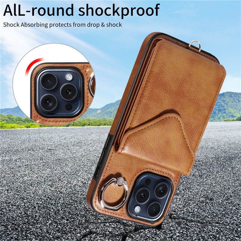 Card Holder Kickstand Crossbody Phone Case