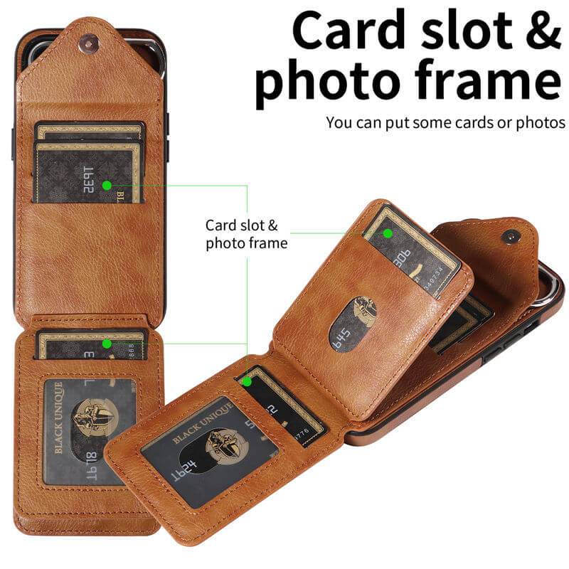 Card Holder Kickstand Crossbody Phone Case