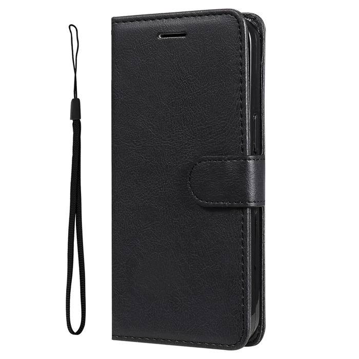 Solid Color Wallet Magnetic Stand Leather Phone Case