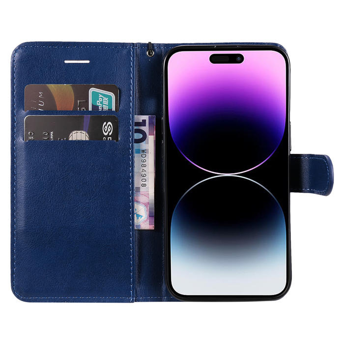 Solid Color Wallet Magnetic Stand Leather Phone Case