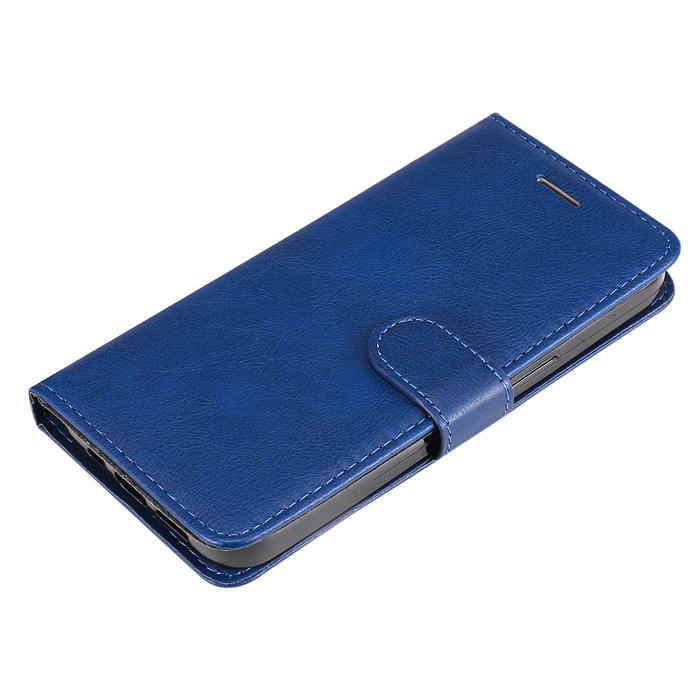 Solid Color Wallet Magnetic Stand Leather Phone Case