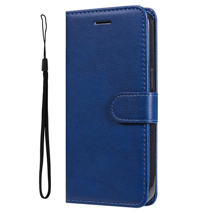 Solid Color Wallet Magnetic Stand Leather Phone Case