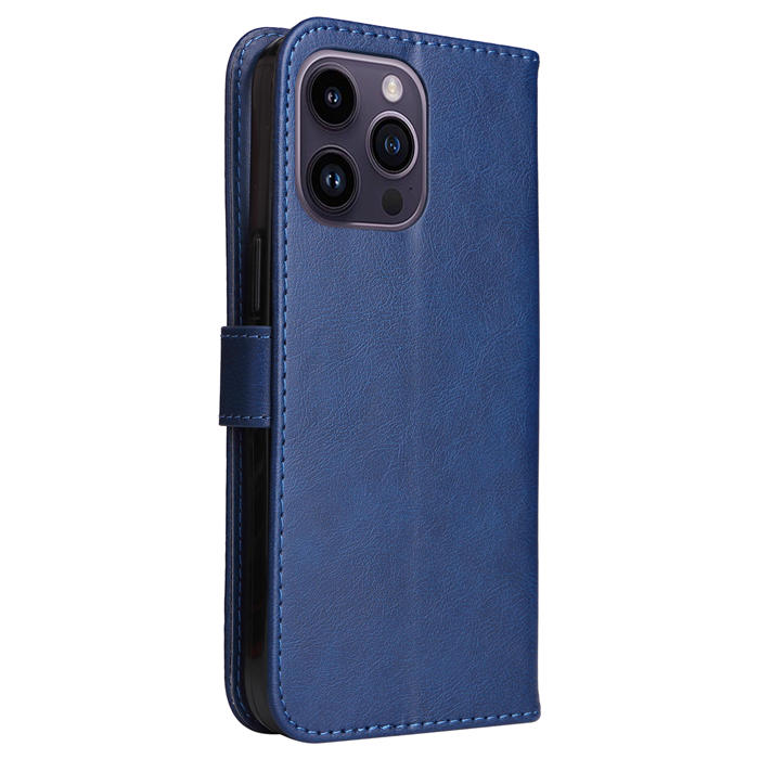 Solid Color Wallet Magnetic Stand Leather Phone Case