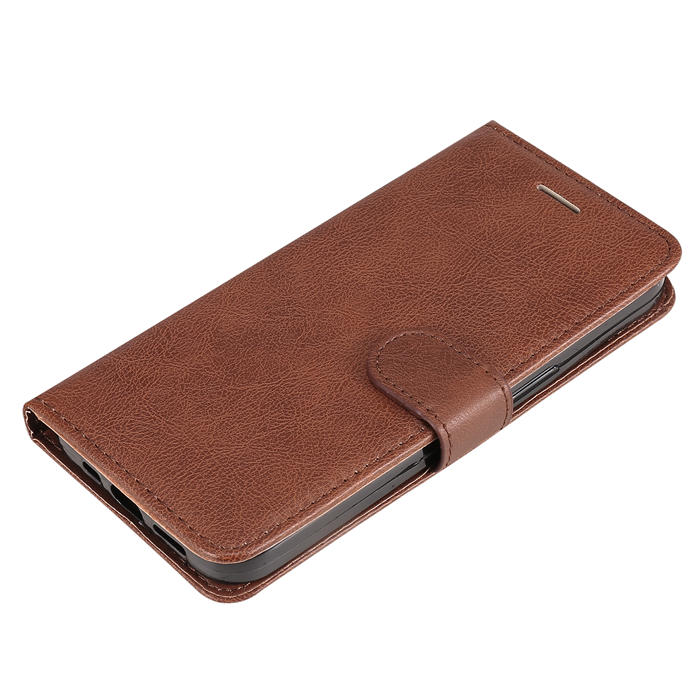 Solid Color Wallet Magnetic Stand Leather Phone Case