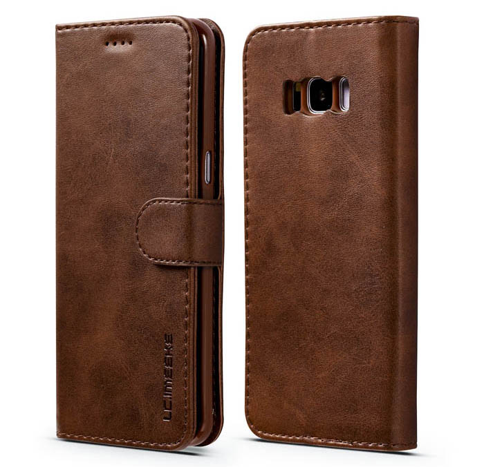 LC.IMEEKE Samsung Galaxy S8 Wallet Stand PU Leather Case