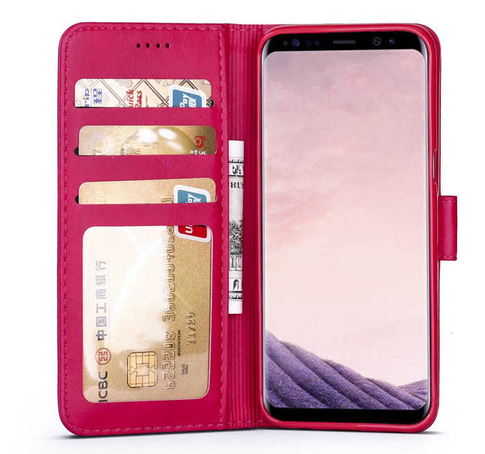 LC.IMEEKE Samsung Galaxy S8 Plus Wallet Stand PU Leather Case