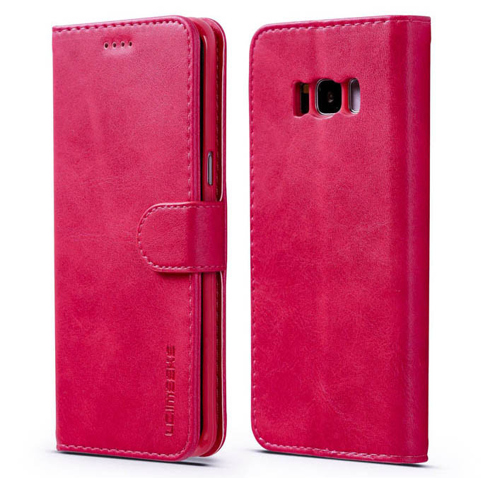 LC.IMEEKE Samsung Galaxy S8 Wallet Stand PU Leather Case