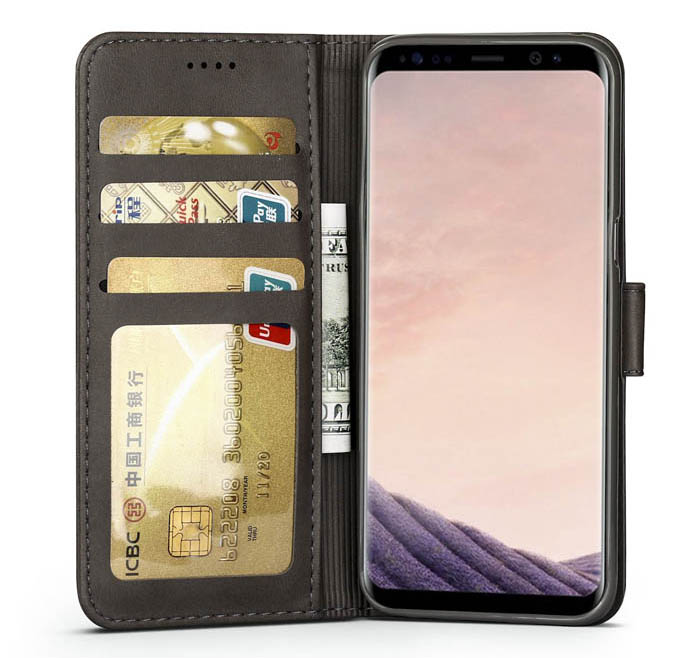 LC.IMEEKE Samsung Galaxy S8 Wallet Stand PU Leather Case