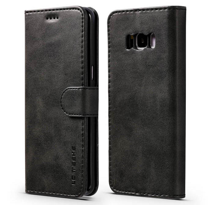 LC.IMEEKE Samsung Galaxy S8 Wallet Stand PU Leather Case