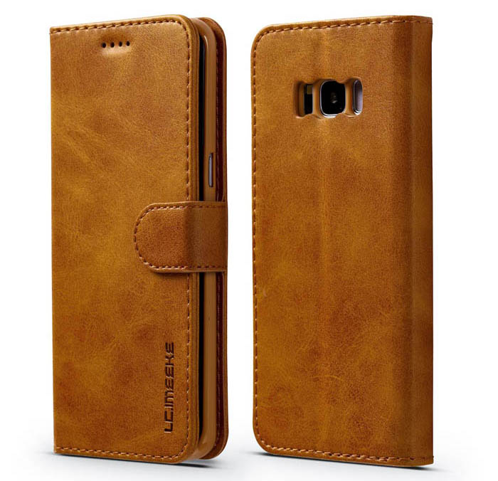 LC.IMEEKE Samsung Galaxy S8 Wallet Stand PU Leather Case