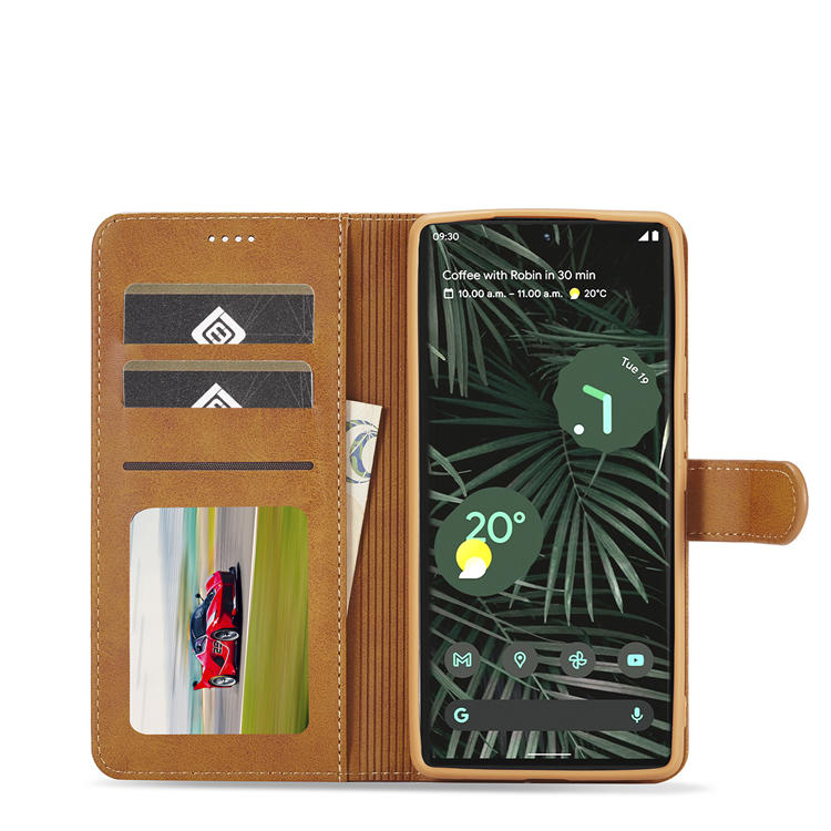 LC.IMEEKE Google Pixel 6 Pro Wallet Magnetic Stand Case
