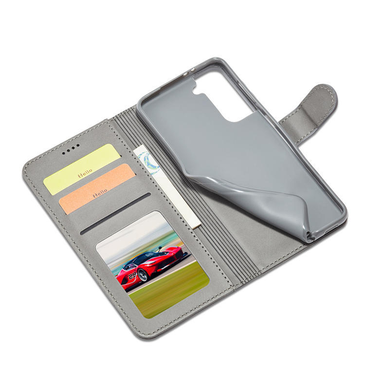 LC.IMEEKE Samsung Galaxy S22 Wallet Magnetic Stand Case