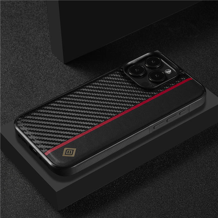 LC.IMEEKE Carbon Fiber Texture Phone Cover