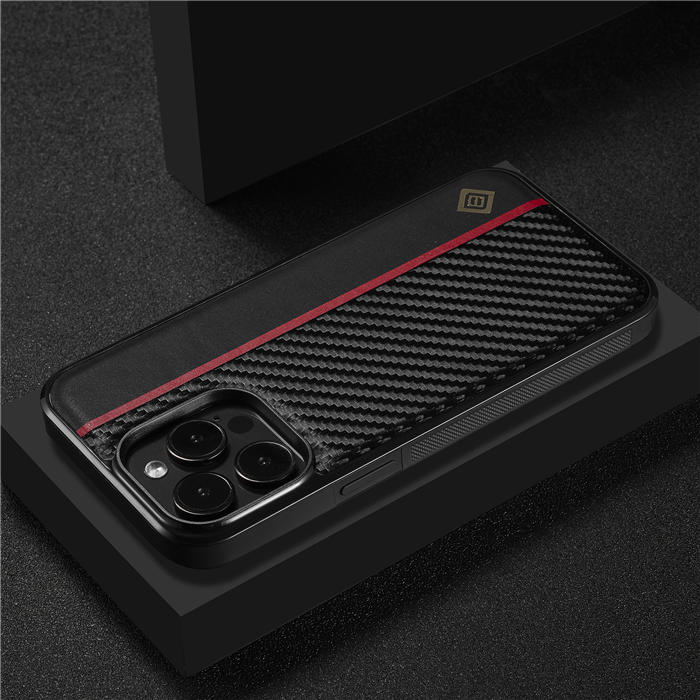 LC.IMEEKE Carbon Fiber Texture Phone Cover