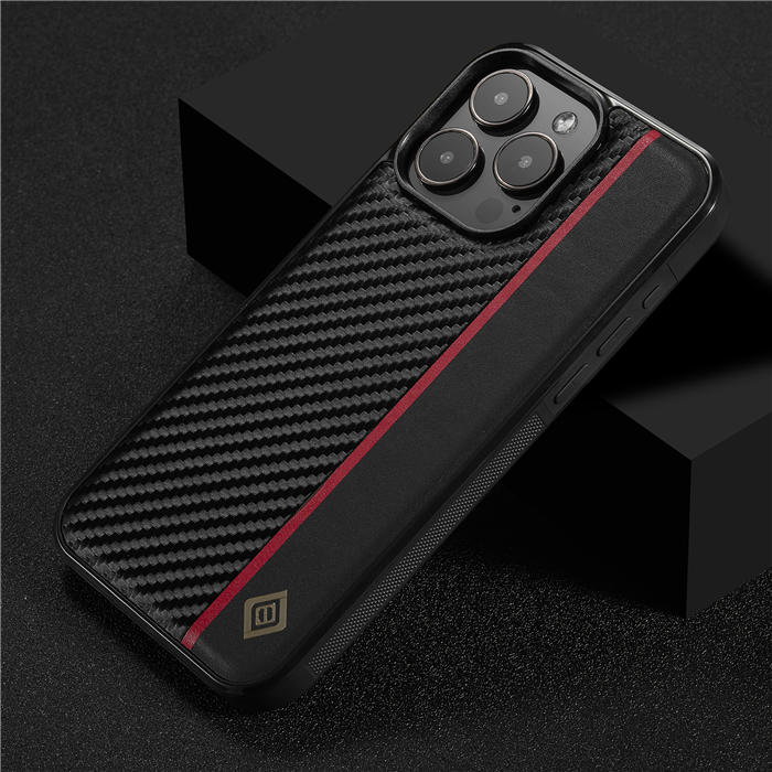 LC.IMEEKE Carbon Fiber Texture Phone Cover