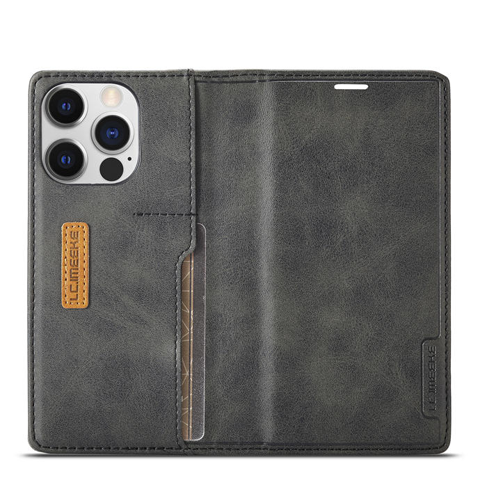 LC.IMEEKE Wallet Kickstand Magnetic Buckle Phone Case