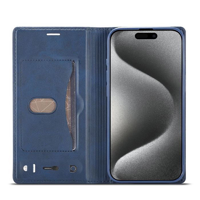 LC.IMEEKE Wallet Kickstand Magnetic Buckle Phone Case