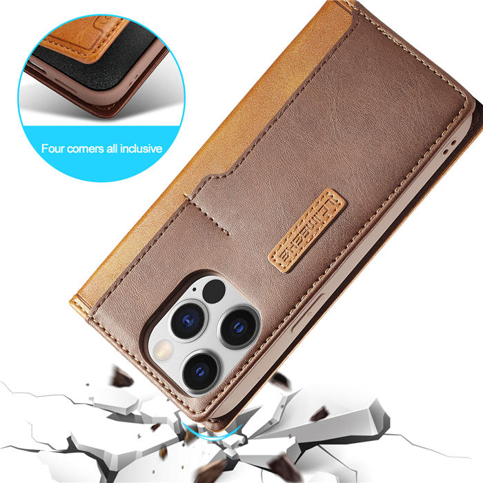 LC.IMEEKE Wallet Kickstand Magnetic Buckle Phone Case