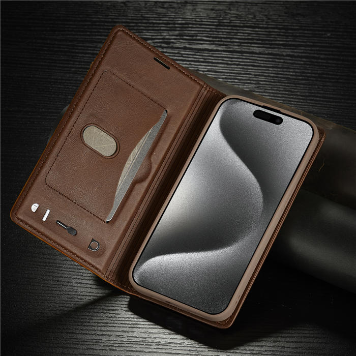 LC.IMEEKE Wallet Kickstand Magnetic Buckle Phone Case