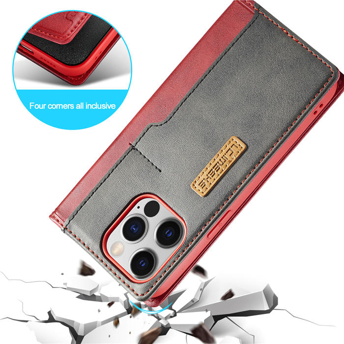 LC.IMEEKE Wallet Kickstand Magnetic Buckle Phone Case