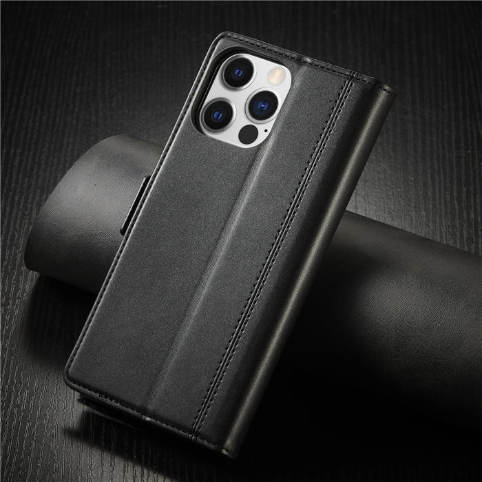 LC.IMEEKE Wallet Kickstand Magnetic Buckle Phone Case