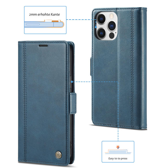 LC.IMEEKE Wallet Kickstand Magnetic Buckle Phone Case