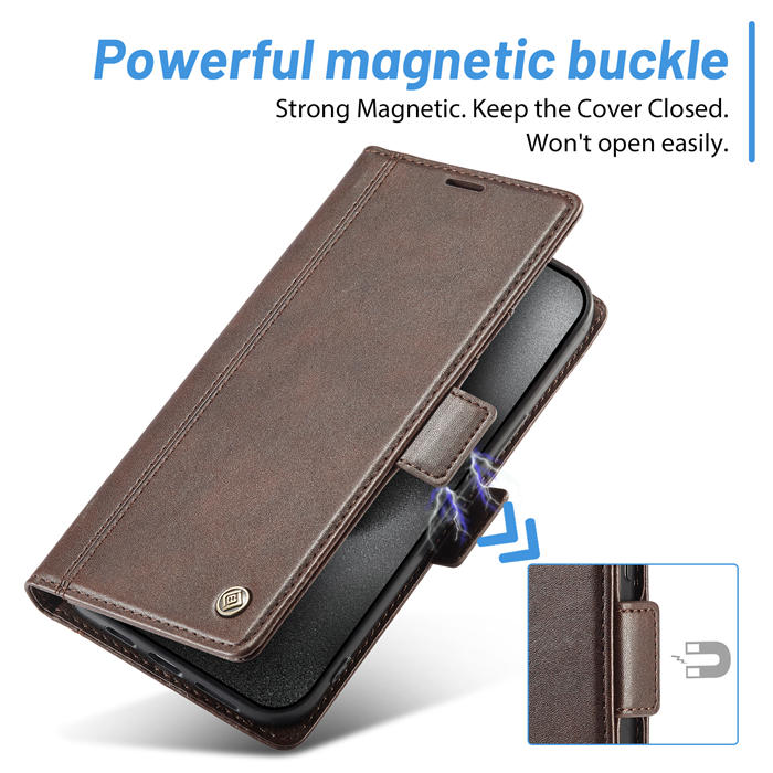 LC.IMEEKE Wallet Kickstand Magnetic Buckle Phone Case