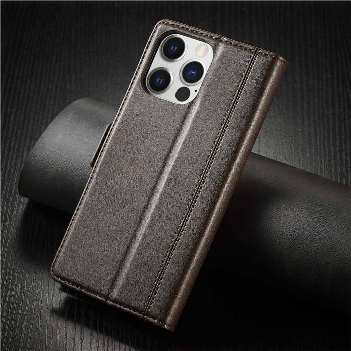 LC.IMEEKE Wallet Kickstand Magnetic Buckle Phone Case