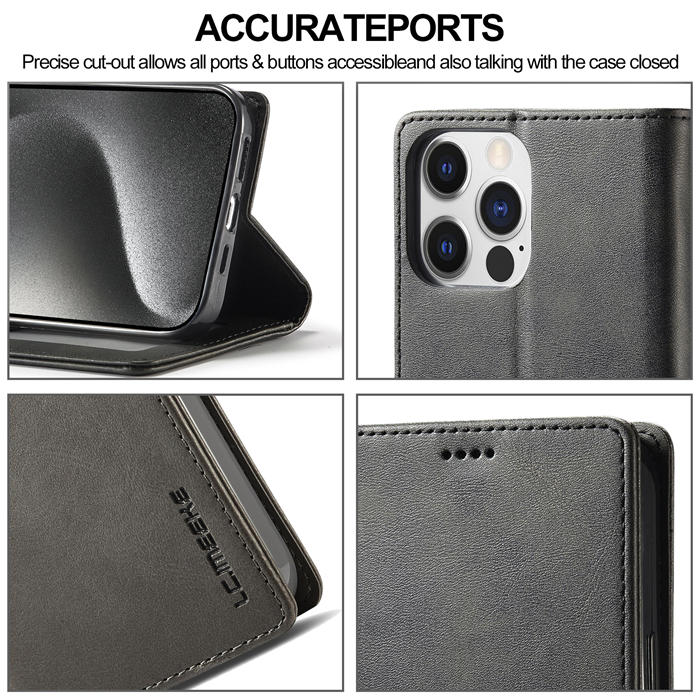 LC.IMEEKE Wallet Kickstand Magnetic Buckle Phone Case