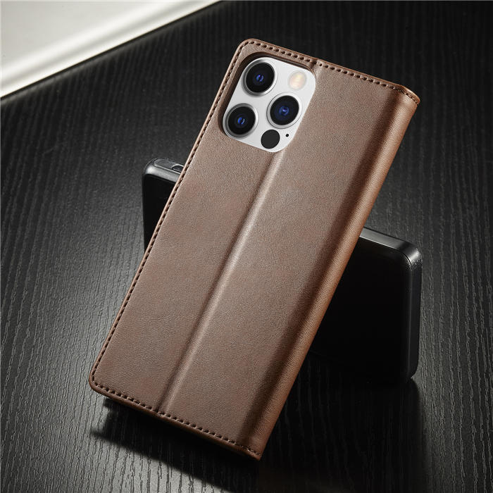 LC.IMEEKE Wallet Kickstand Magnetic Buckle Phone Case