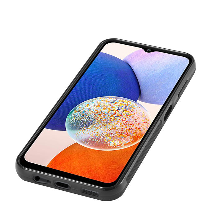 LC.IMEEKE Samsung Galaxy A14 5G Carbon Fiber Texture Phone Cover